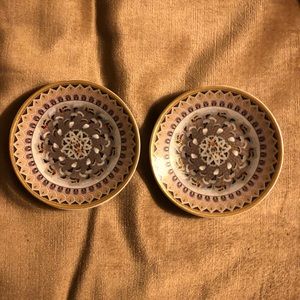 Yamasen 24kt Plated Small Plate Set- 555 $20 or $15 w/offer
